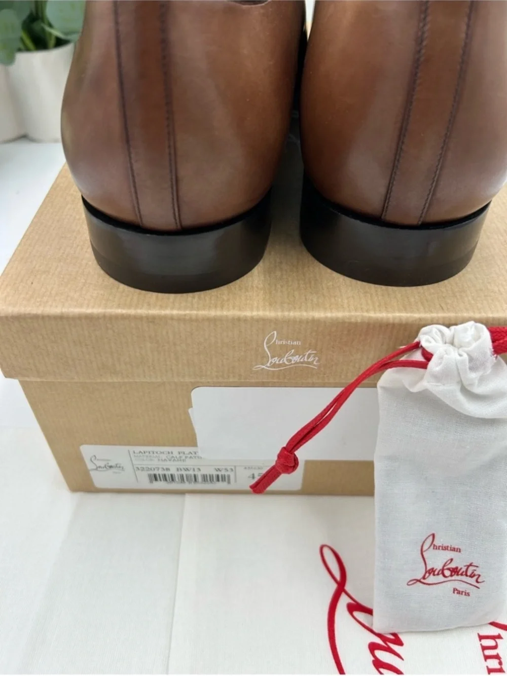 Men’s Christian Louboutin LAFITOCH Oxford, size 45 MADE IN ITALY